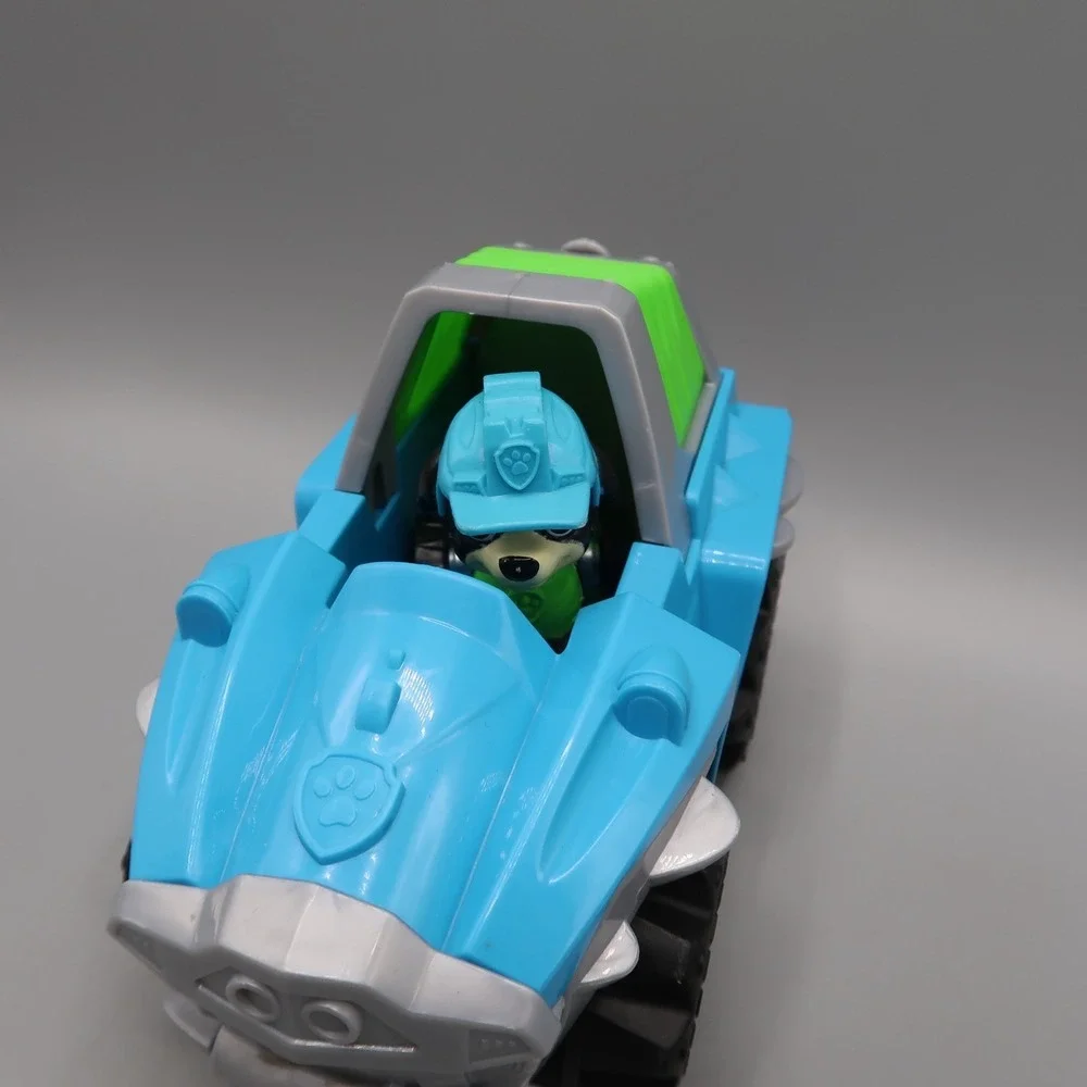Paw Patrol Dino Rescue Exclusive Rex Figure in Wheelchair‎ & Deluxe Vehicle Toy